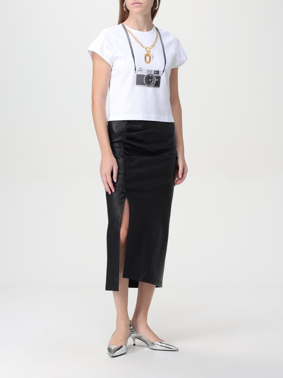 RABANNE SKIRT: Skirt woman Rabanne, Black - Img 2