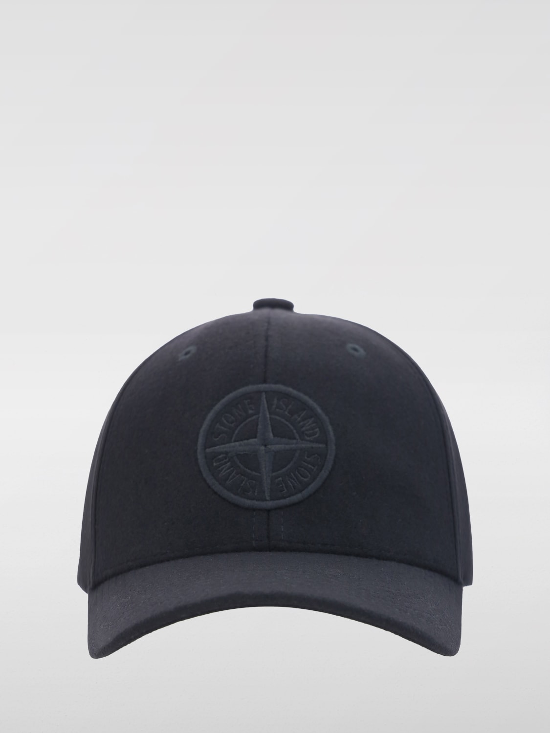 Giglio Cappello Stone Island in lana con logo ricamato