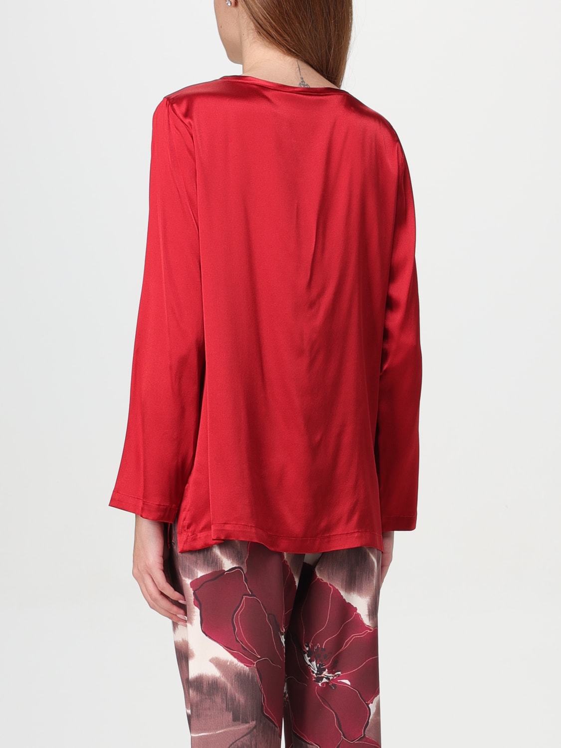 MALIPARMI TOP: Maliparmi women's blouse, Red - Img 2