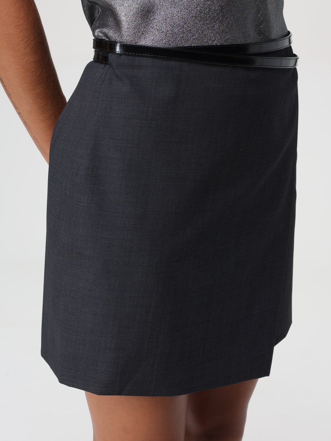 スカート PHILOSOPHY DI LORENZO SERAFINI Woman Skirt Black 01027126 Philosophy Di Lorenzo Serafini Outlet: Skirt woman - Black