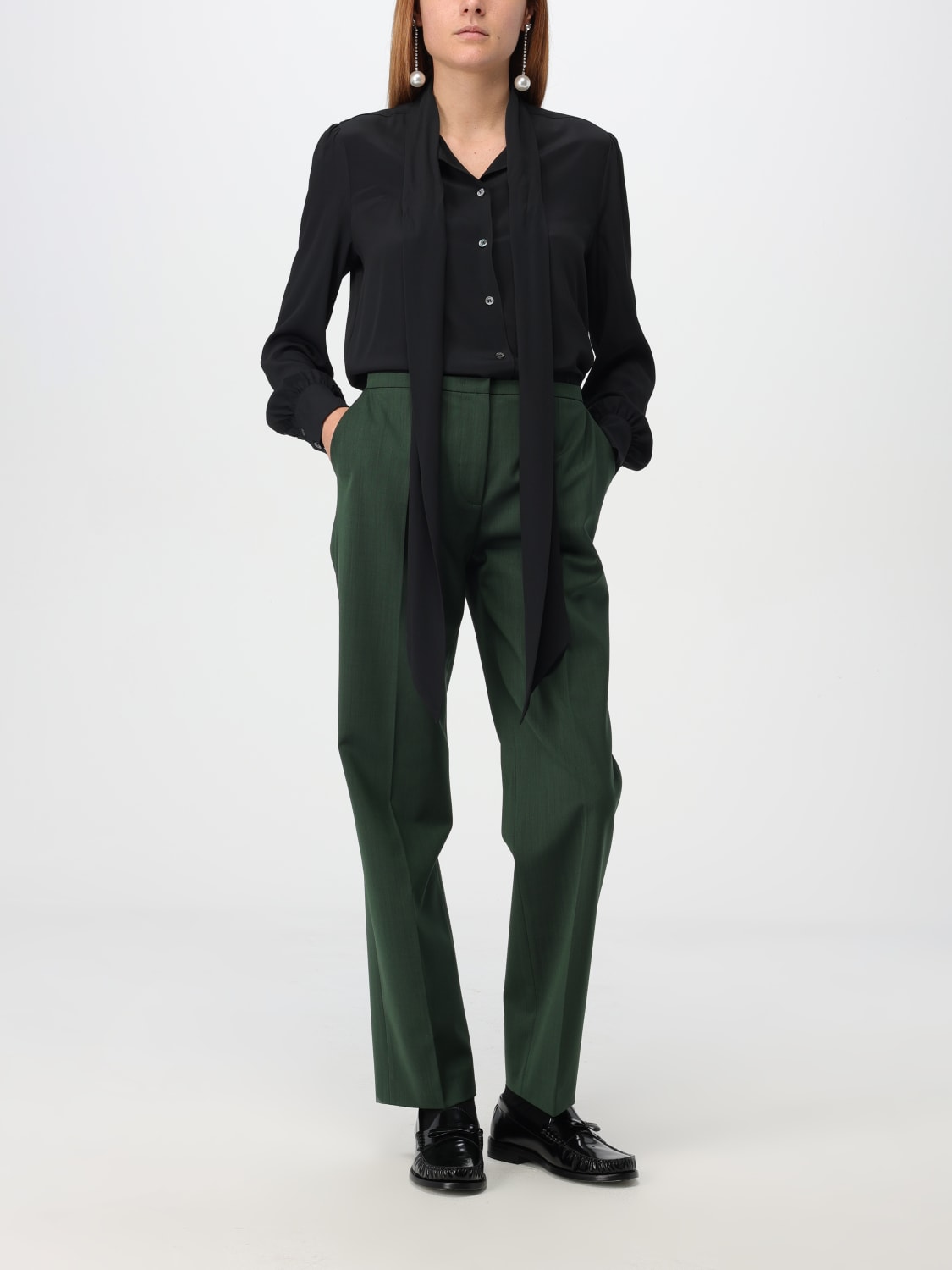 Philosophy Di Lorenzo Serafini Outlet: Pants woman - Green