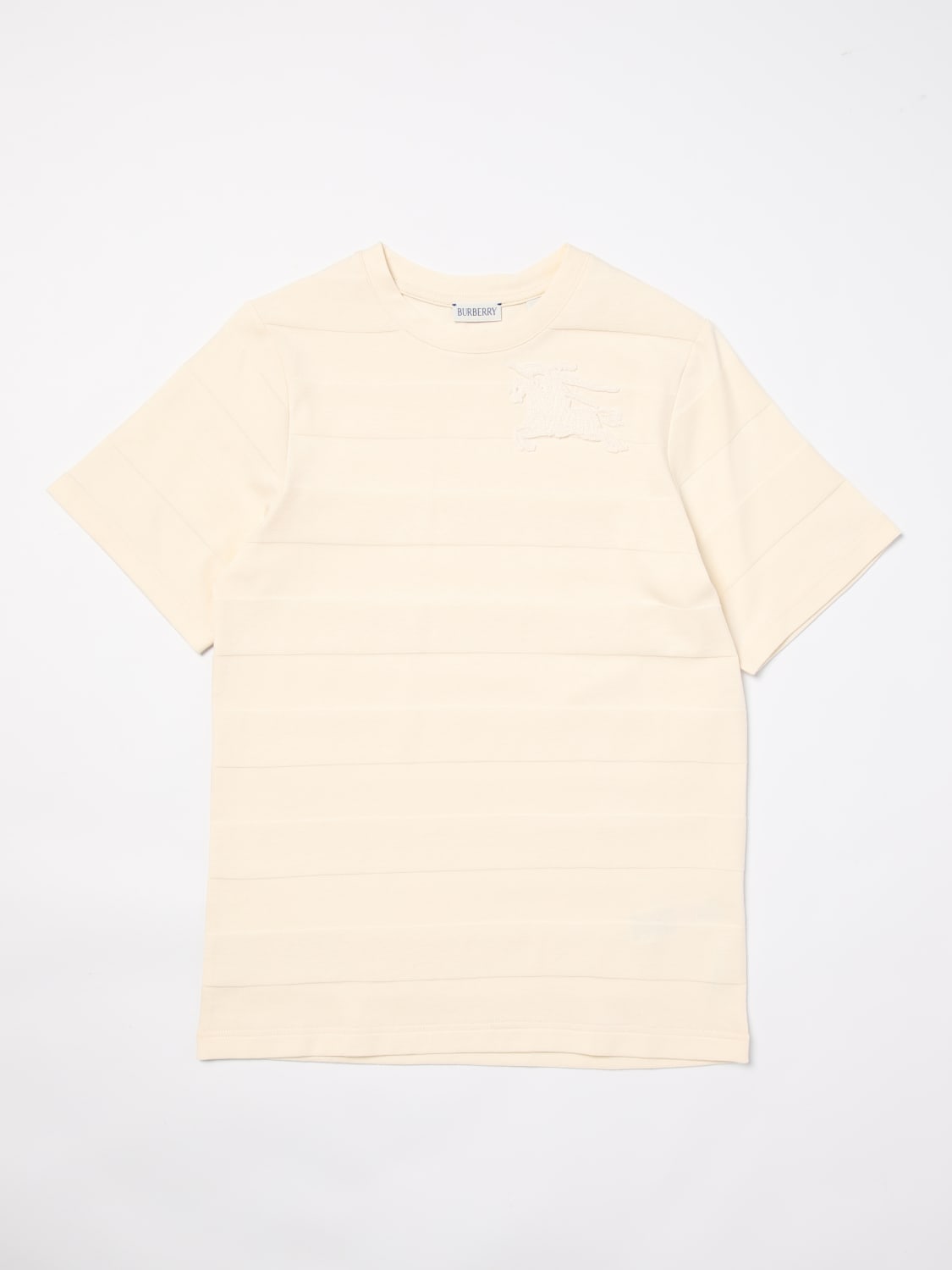 BURBERRY T-SHIRT: T-shirt kids Burberry, White - Img 1