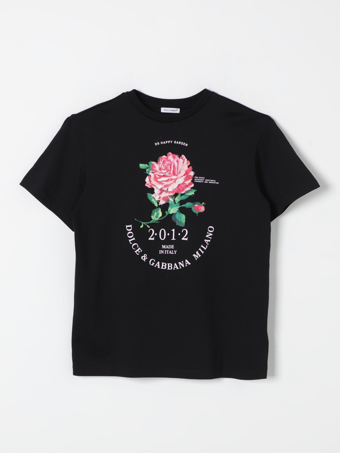 DOLCE & GABBANA T-SHIRT: T-shirt enfant Dolce & Gabbana, Noir - Img 1