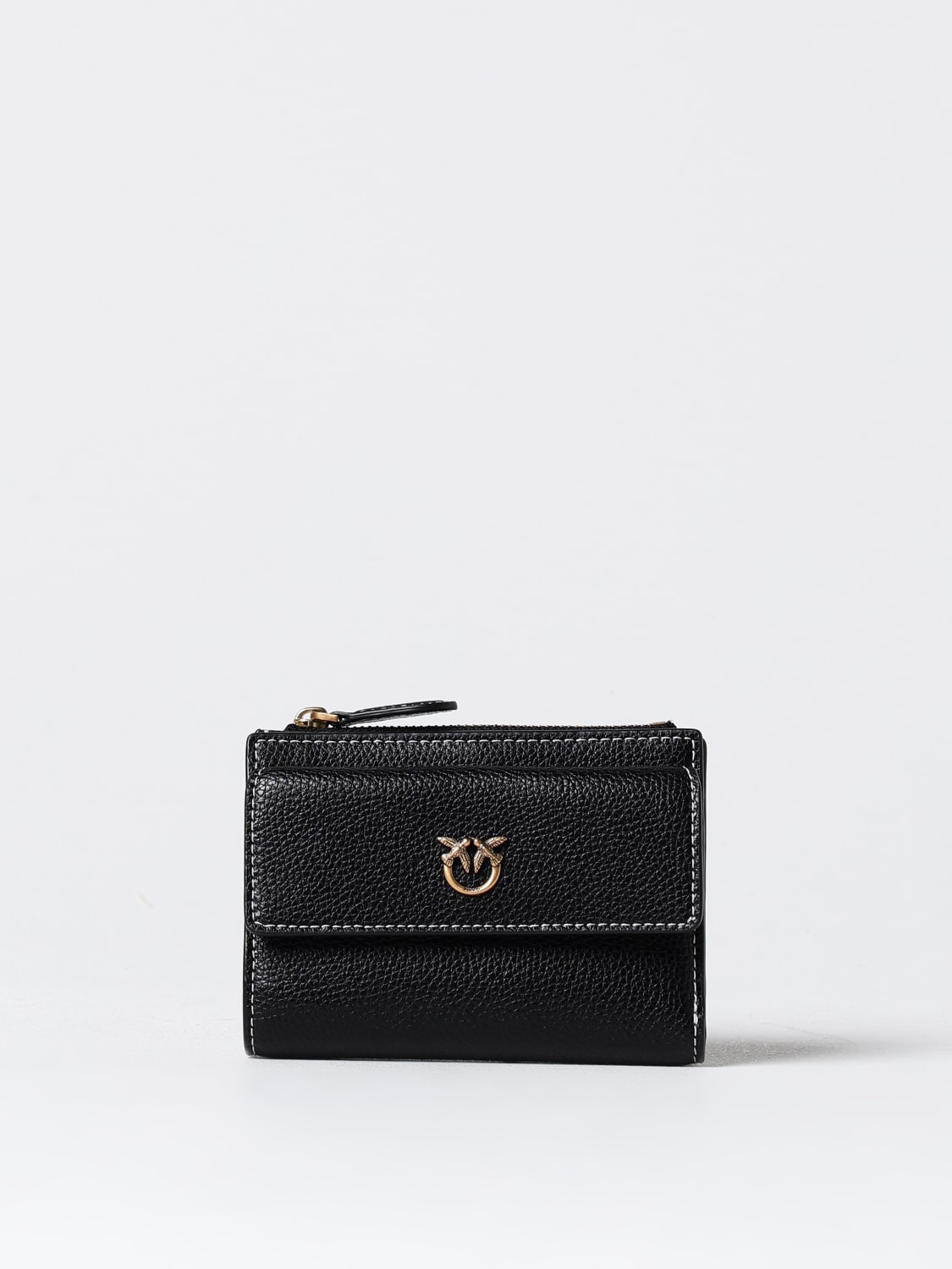 PINKO WALLET: Wallet woman Pinko, Black - Img 1