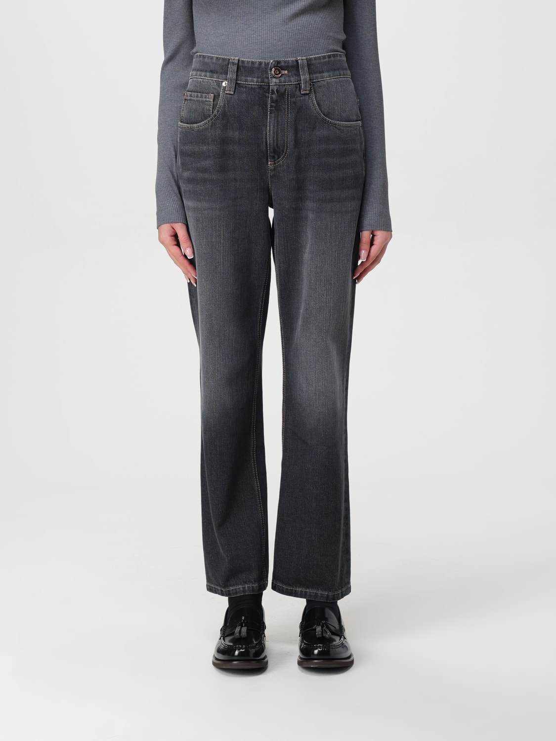 Giglio Jeans Brunello Cucinelli in denim di cotone