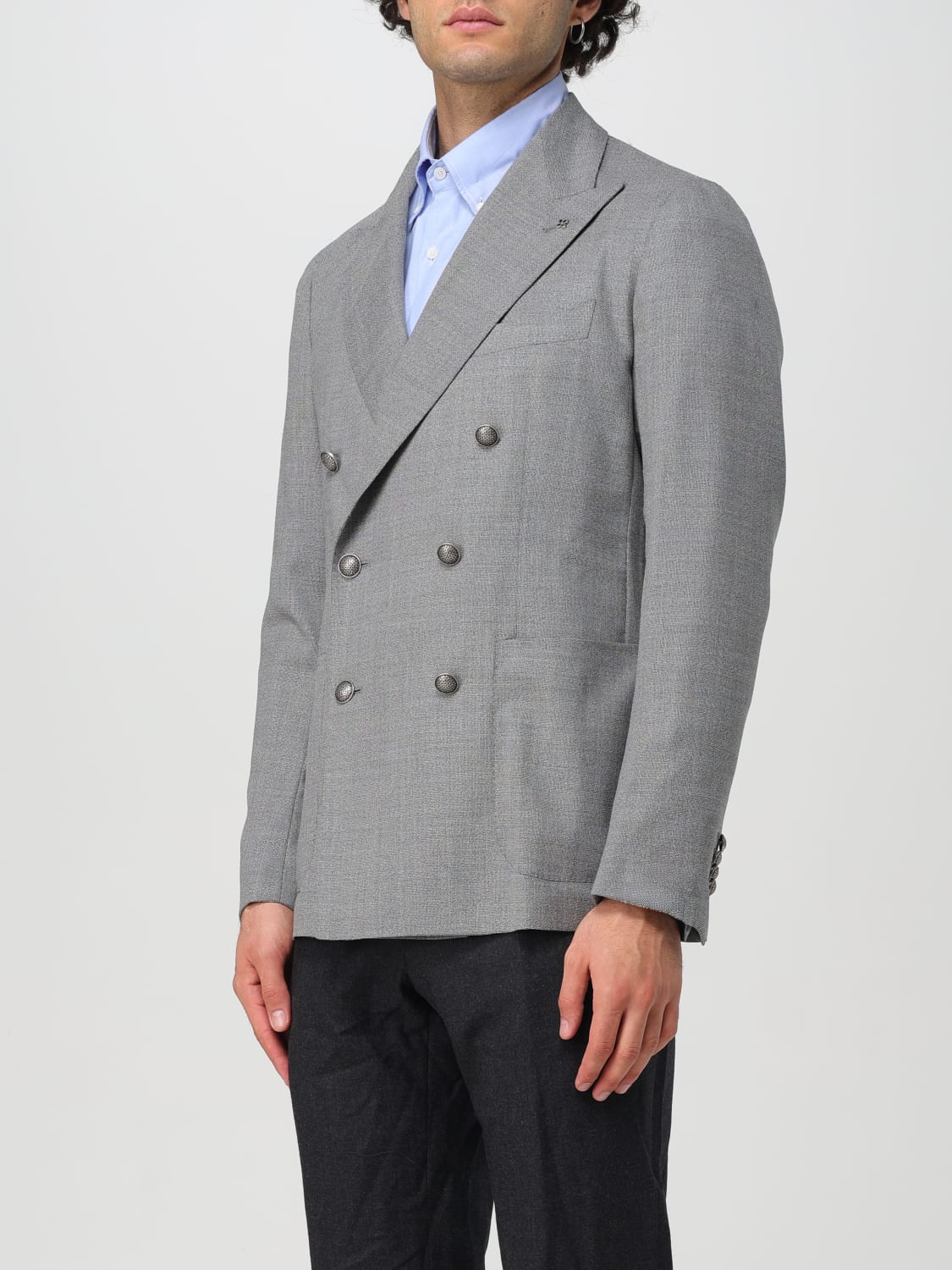 一流の品質 TAGLIATORE: Jacket men - Grey | Tagliatore blazer ジャケット・アウター