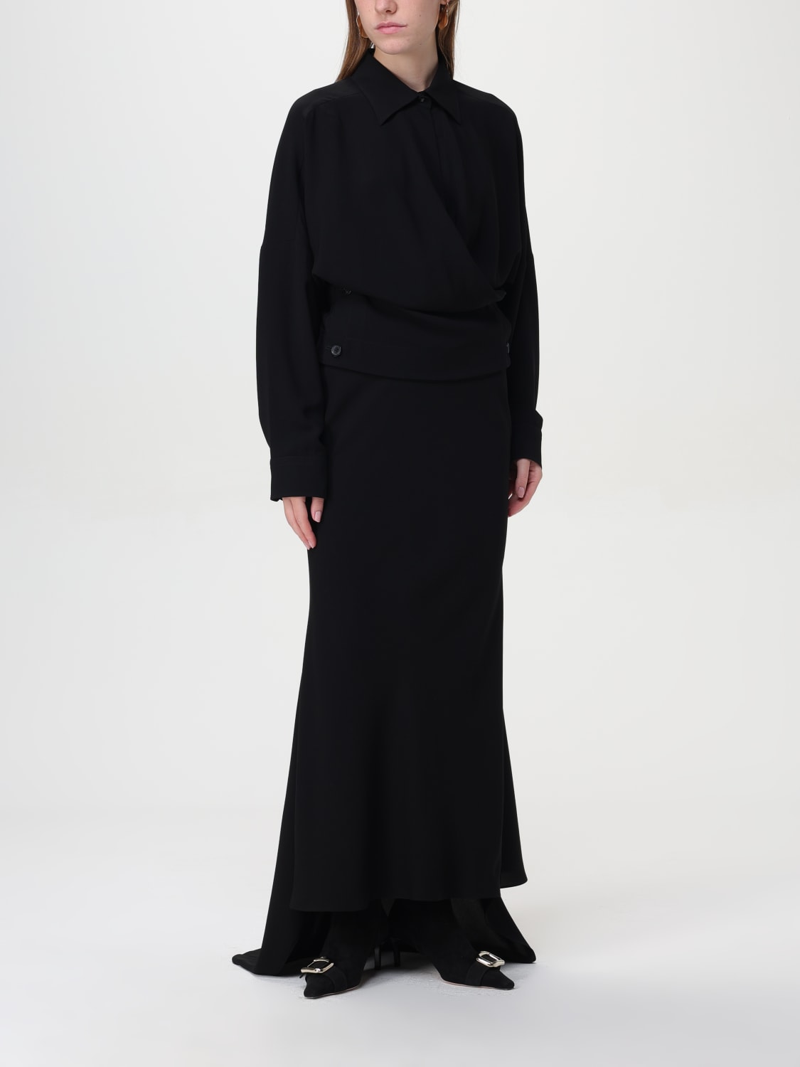 スカート PHILOSOPHY DI LORENZO SERAFINI Woman Skirt Black 01115719 Philosophy Di Lorenzo Serafini Outlet: Skirt woman - Black