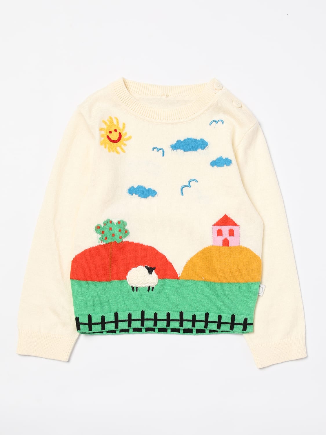 STELLA MCCARTNEY KIDS 스웨터: 스웨터 남아 Stella McCartney Kids, 화이트 - Img 1