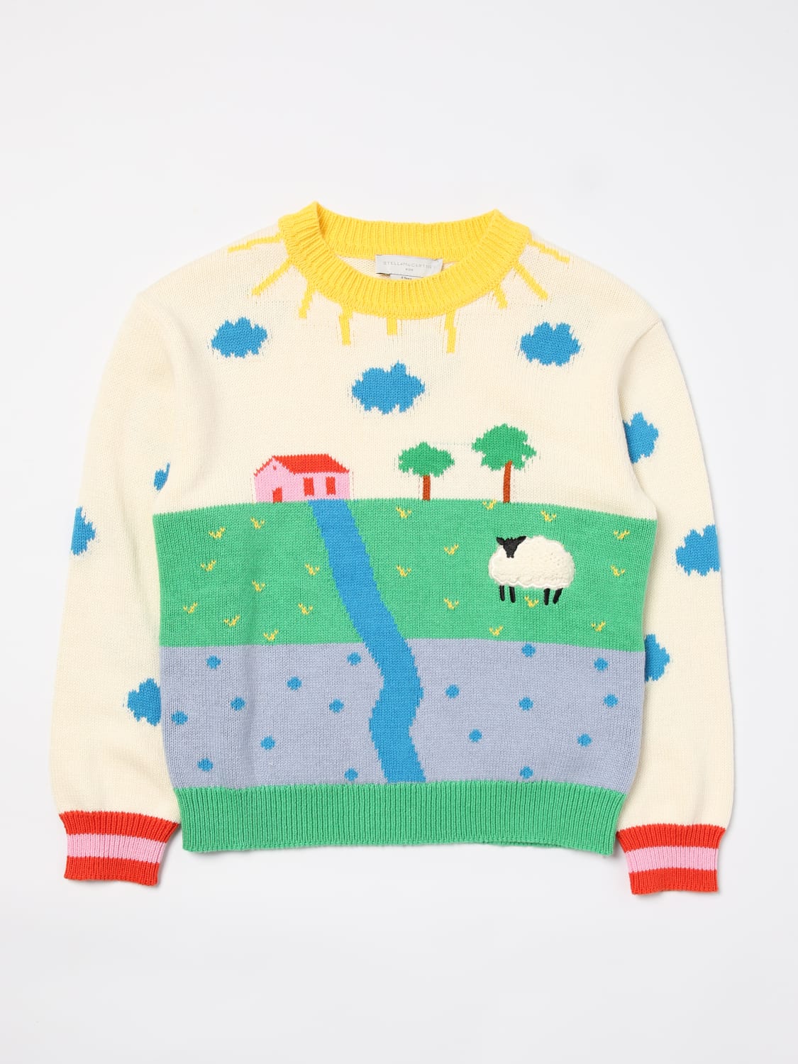 STELLA MCCARTNEY KIDS PULL: Pull enfant Stella McCartney Kids, Multicolore - Img 1