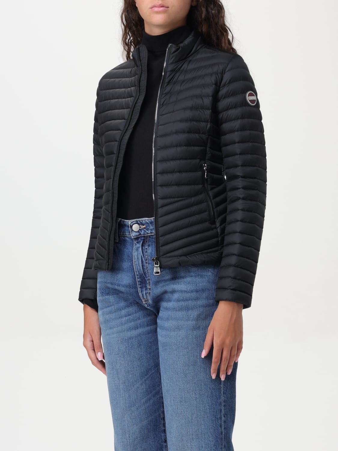 COLMAR JACKET: Colmar quilted nylon down jacket, Black - Img 3