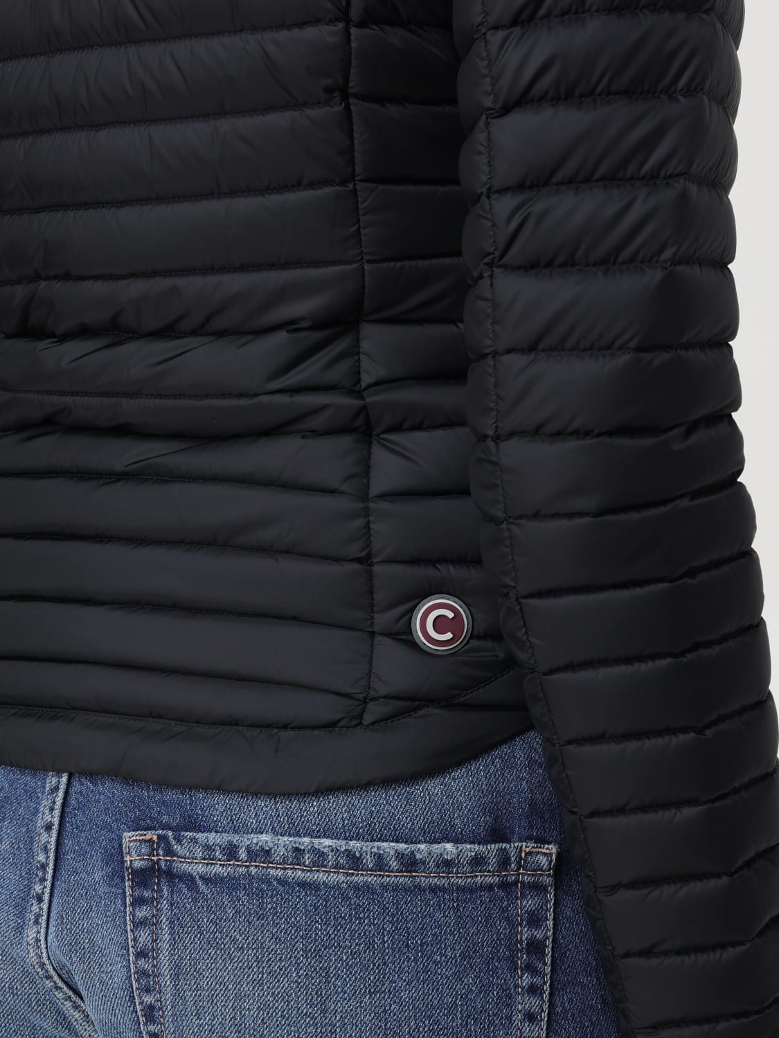 COLMAR JACKET: Colmar quilted nylon down jacket, Black - Img 4