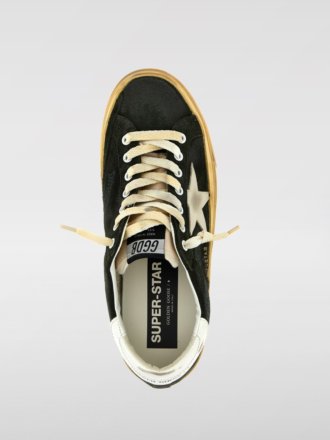 GOLDEN GOOSE SNEAKERS: Sneakers men Golden Goose, Green - Img 4