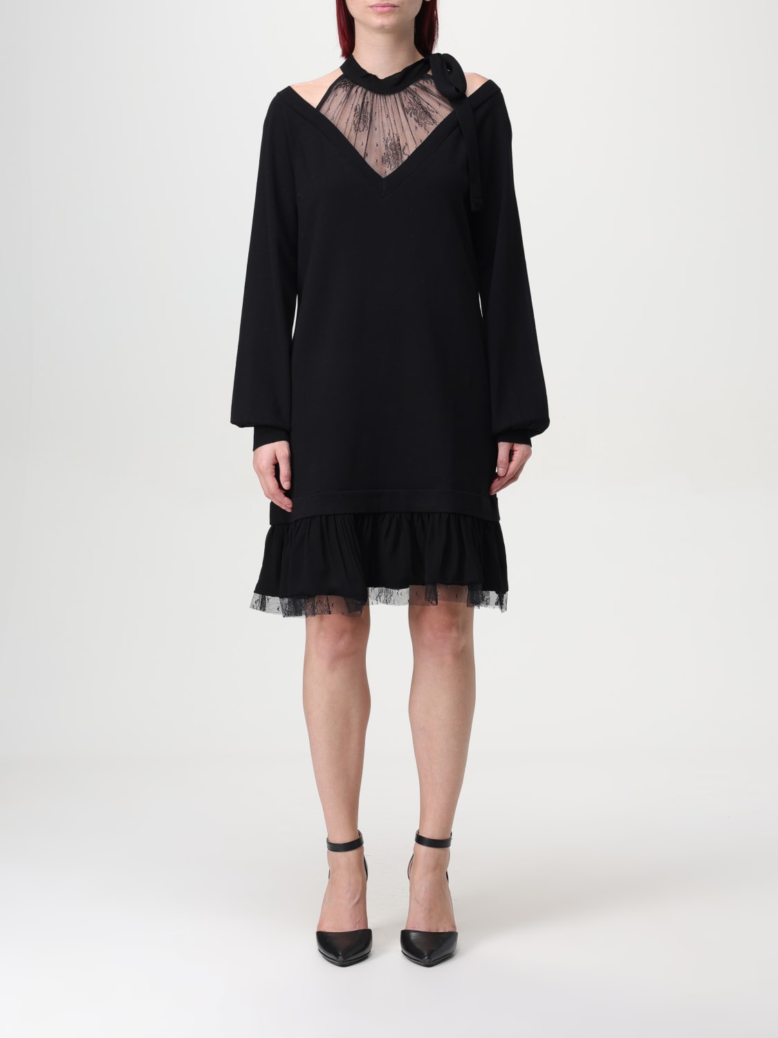 TWINSET DRESS: Dress woman Twinset, Black - Img 1