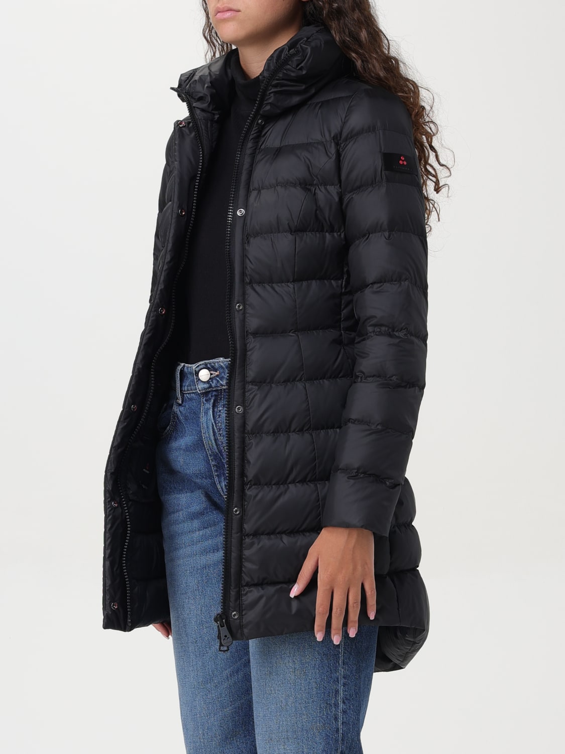 PEUTEREY JACKET: Peuterey quilted nylon down jacket, Black - Img 3