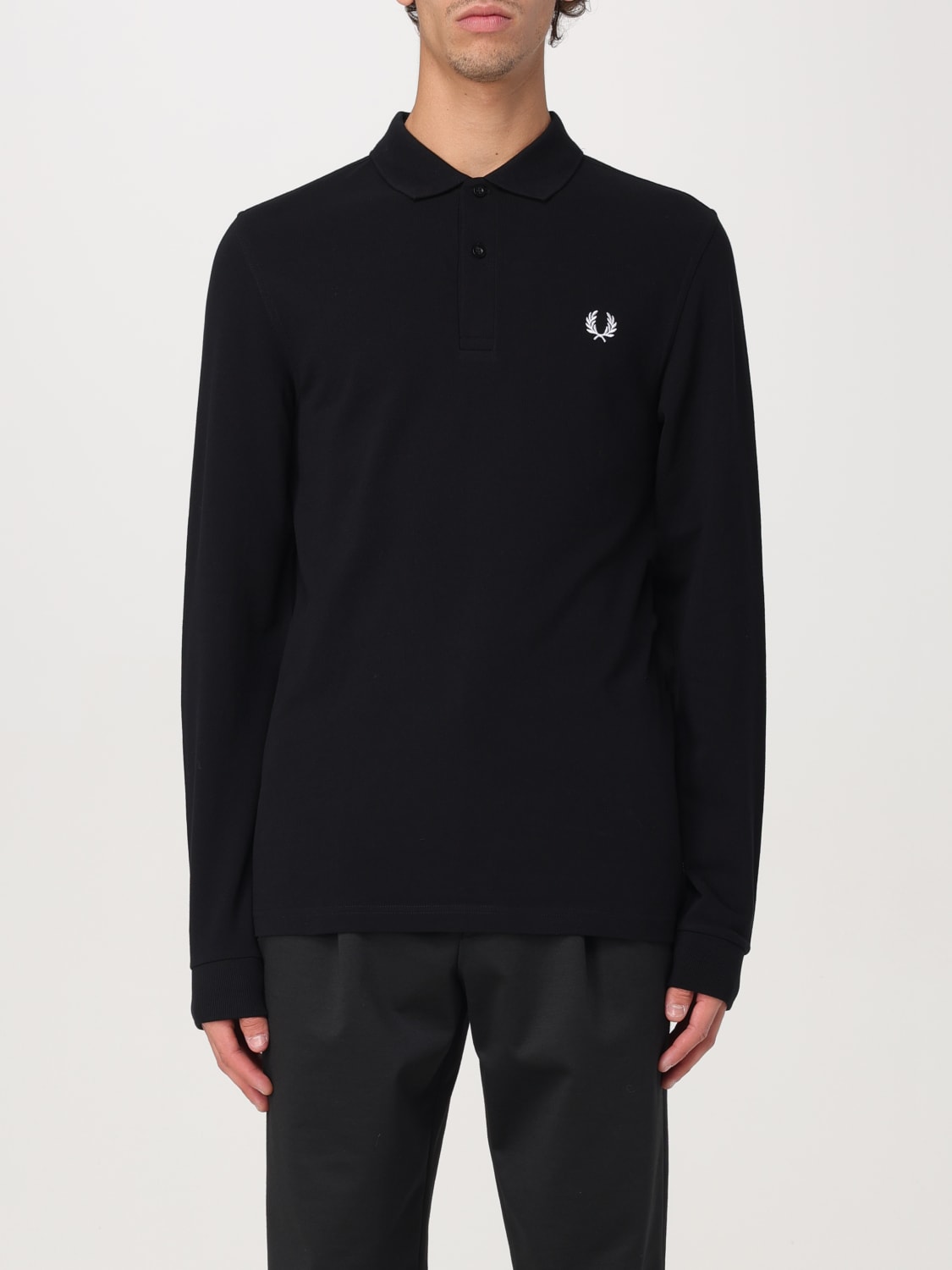 FRED PERRY POLO SHIRT: T-shirt men Fred Perry, Black 1 - Img 1