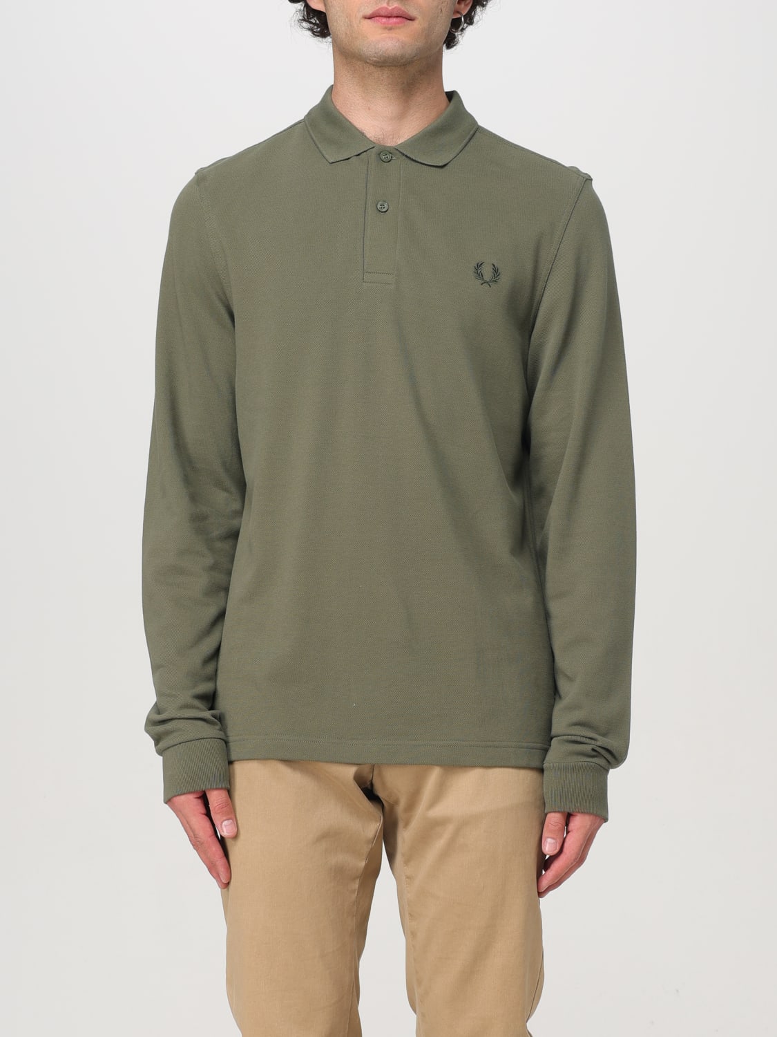 FRED PERRY POLO SHIRT: T-shirt men Fred Perry, Green - Img 1