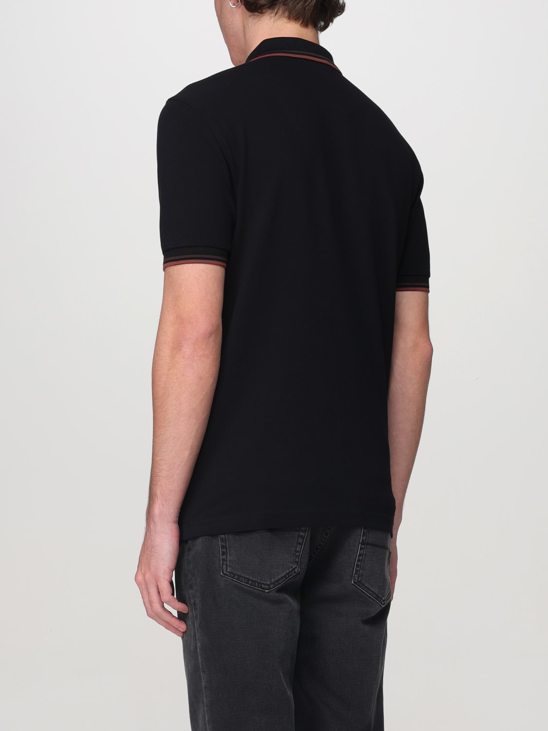 FRED PERRY POLO SHIRT: T-shirt men Fred Perry, Black 1 - Img 2