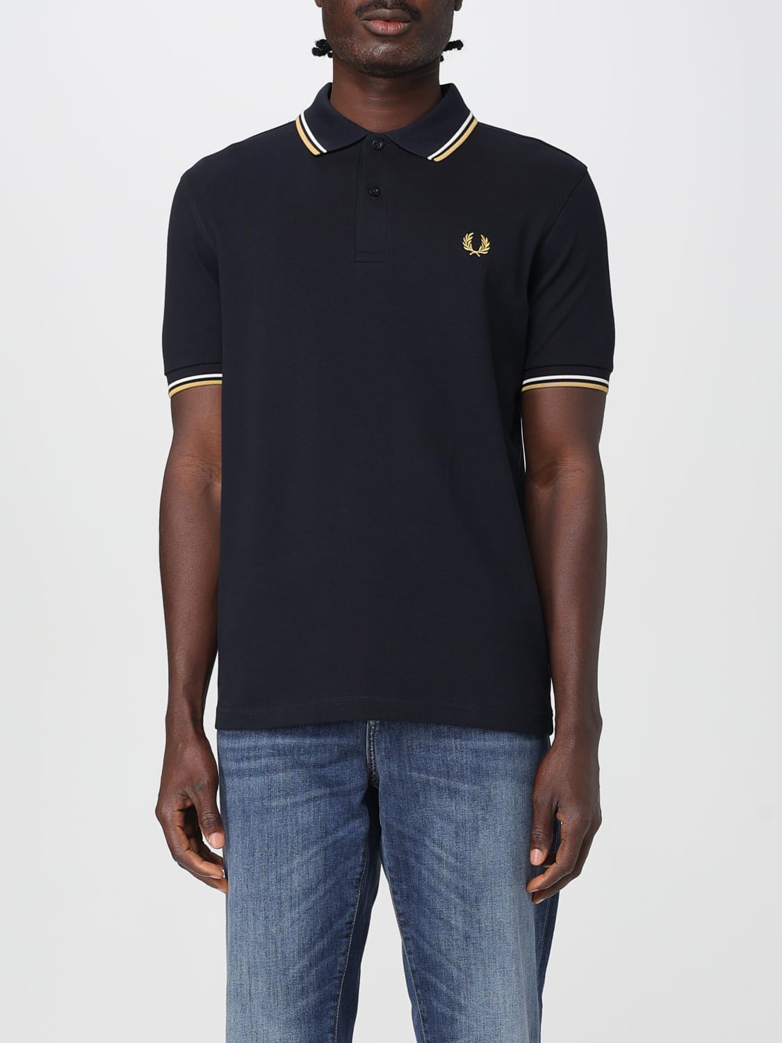 FRED PERRY POLO SHIRT: T-shirt men Fred Perry, Ocean - Img 1