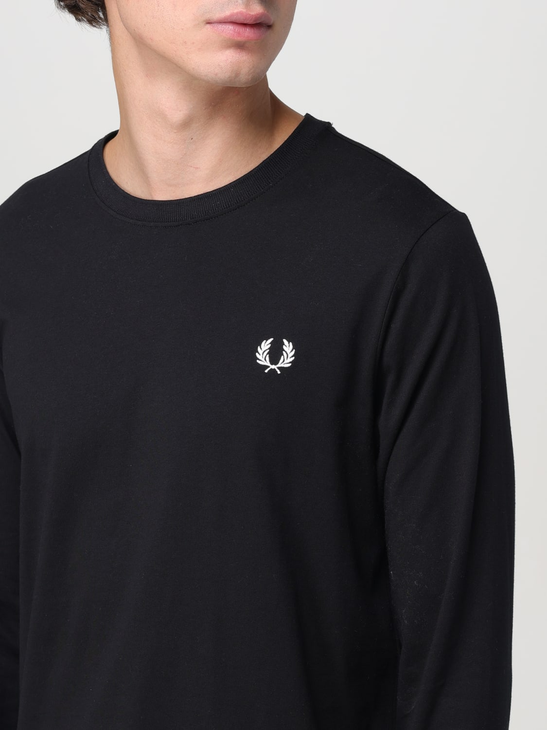 FRED PERRY T-SHIRT: T-shirt men Fred Perry, Black - Img 3