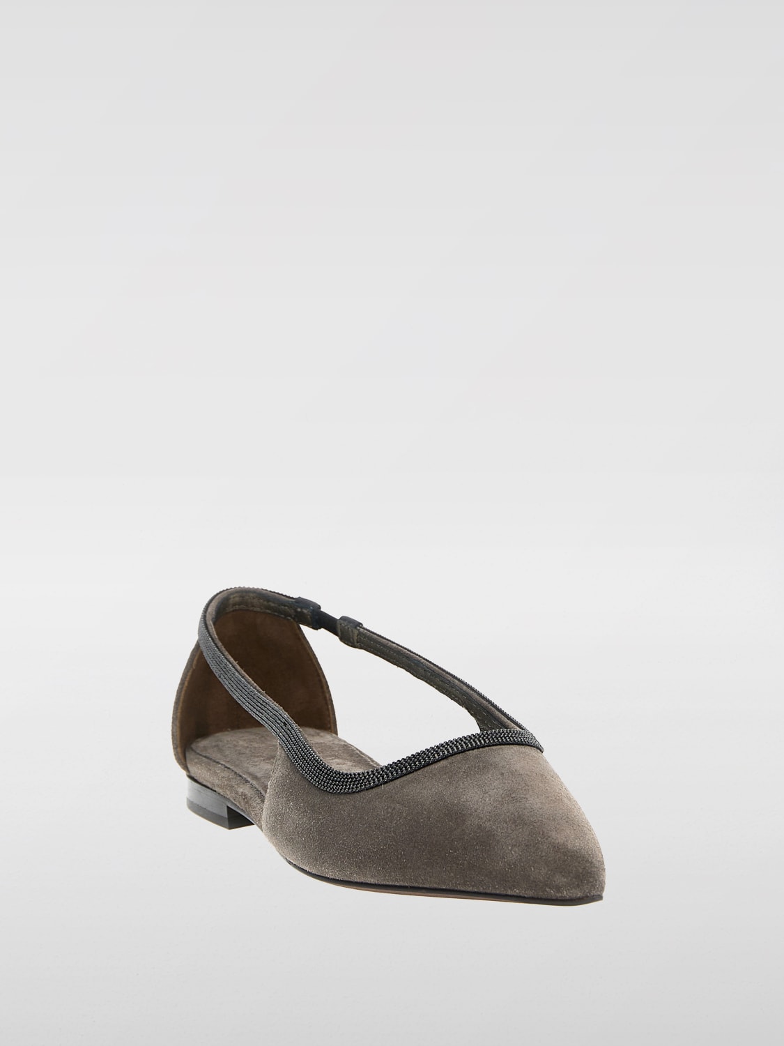 BRUNELLO CUCINELLI BALLET FLATS: Shoes woman Brunello Cucinelli, Grey - Img 2