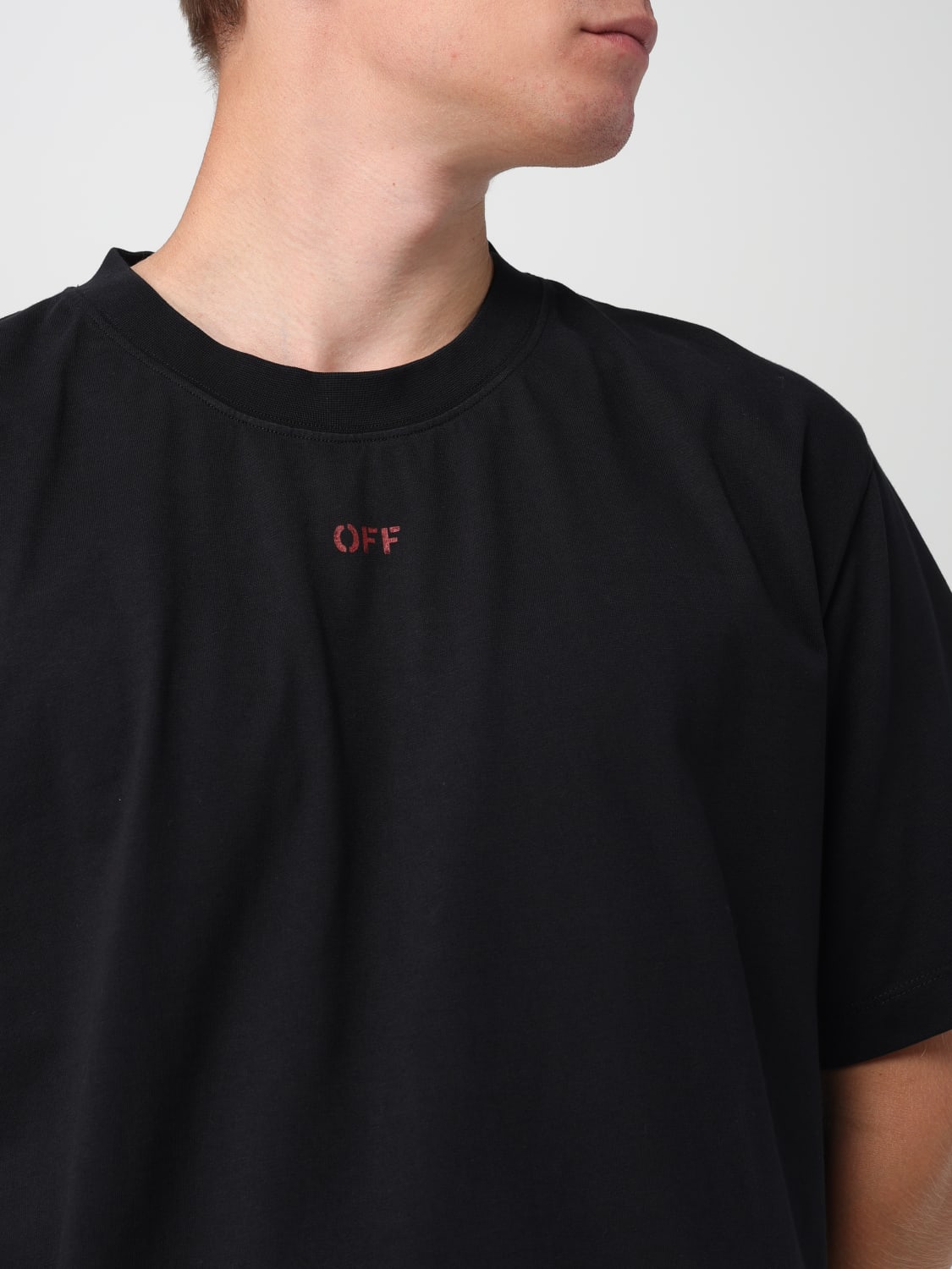 OFF-WHITE T-SHIRT: T-shirt men Off-white, Black - Img 4