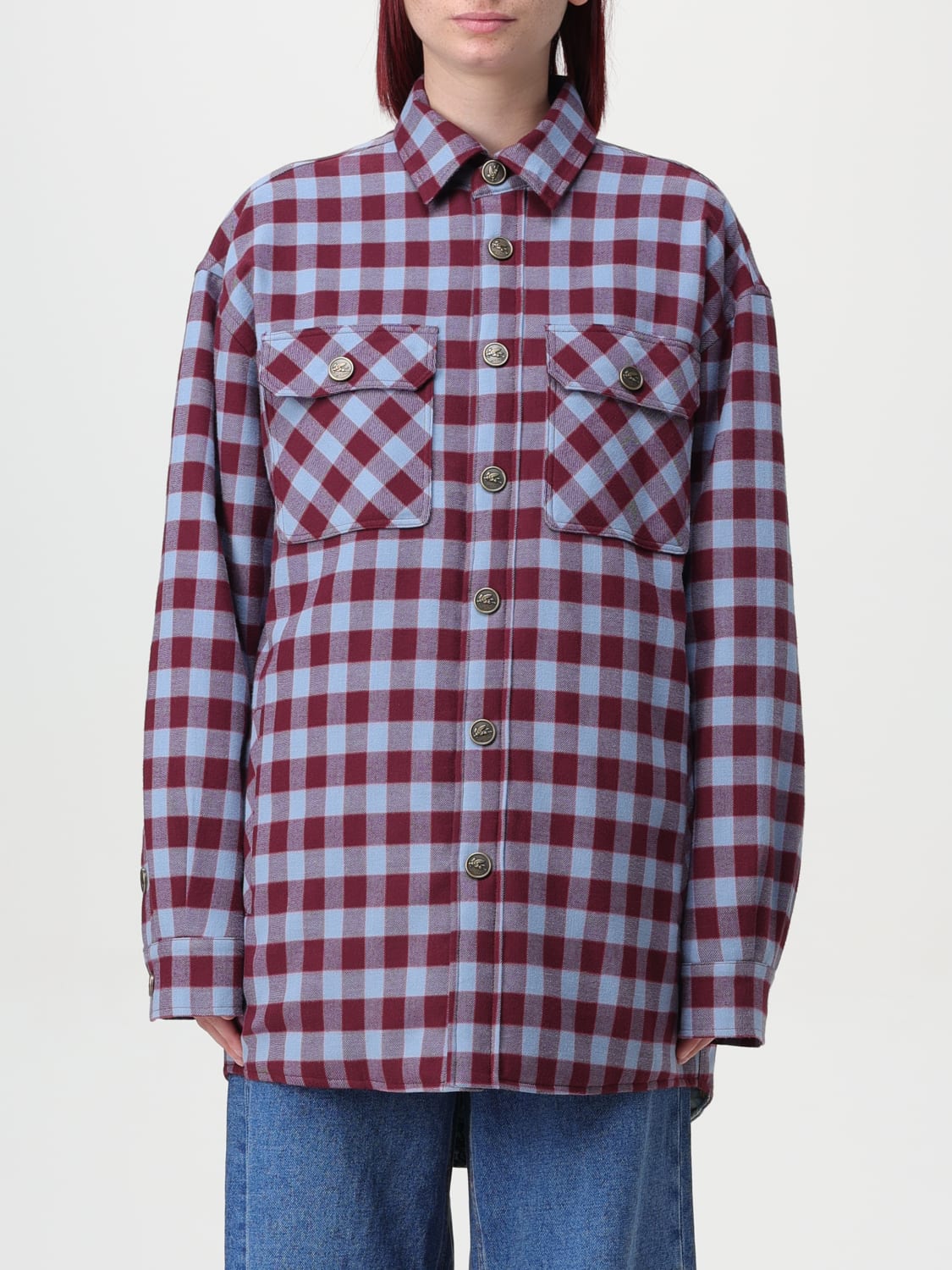 Giglio Overshirt Etro in cotone check