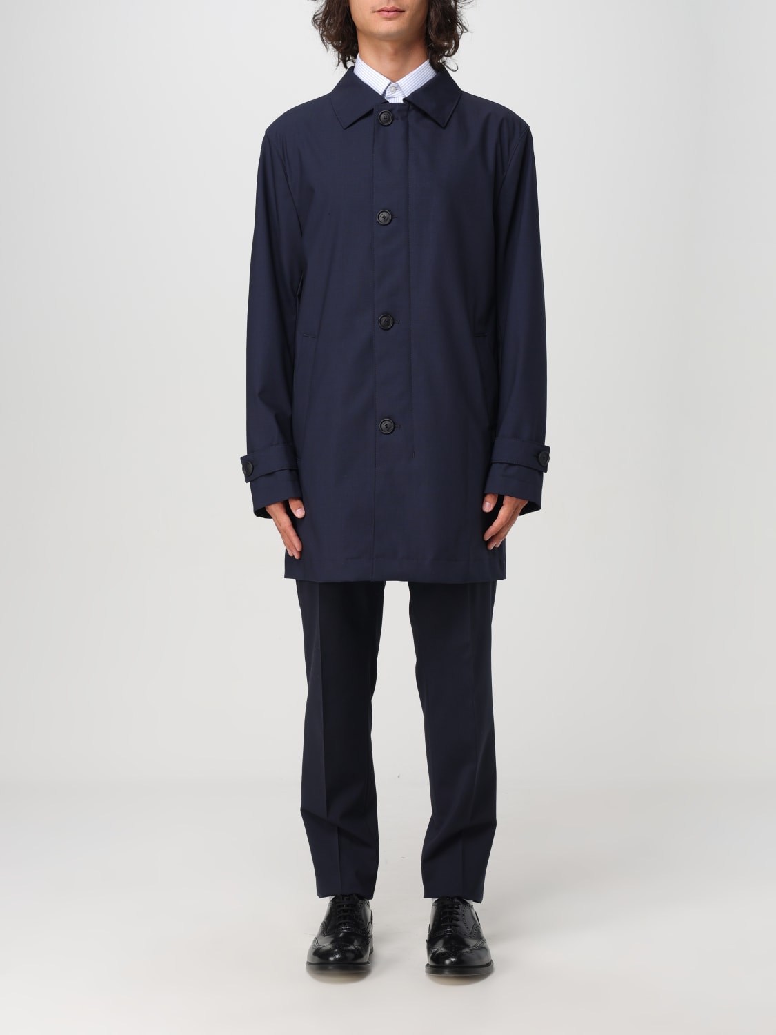 BOSS COAT: Jacket men Boss, Blue - Img 1