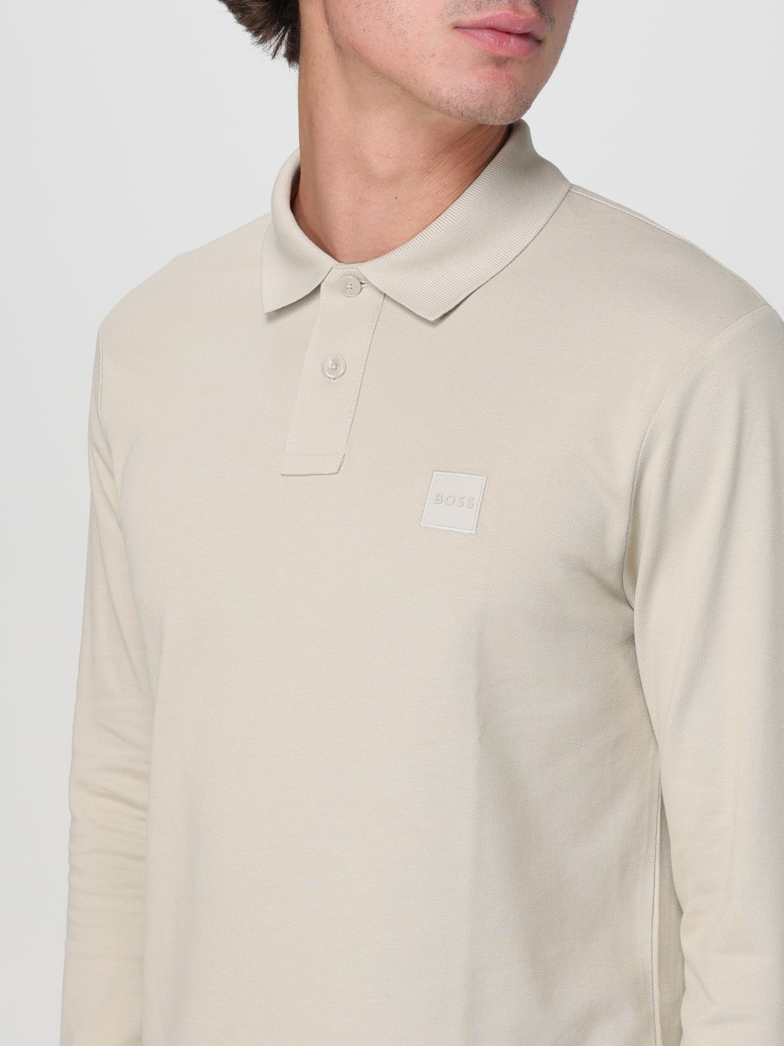 BOSS POLO: Polo hombre Boss, Beige - Img 3