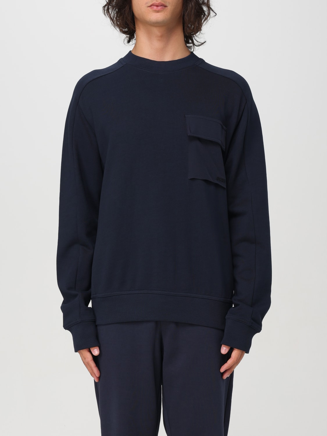 BOSS SWEATSHIRT: Sweatshirt herren Boss, Blau - Img 1