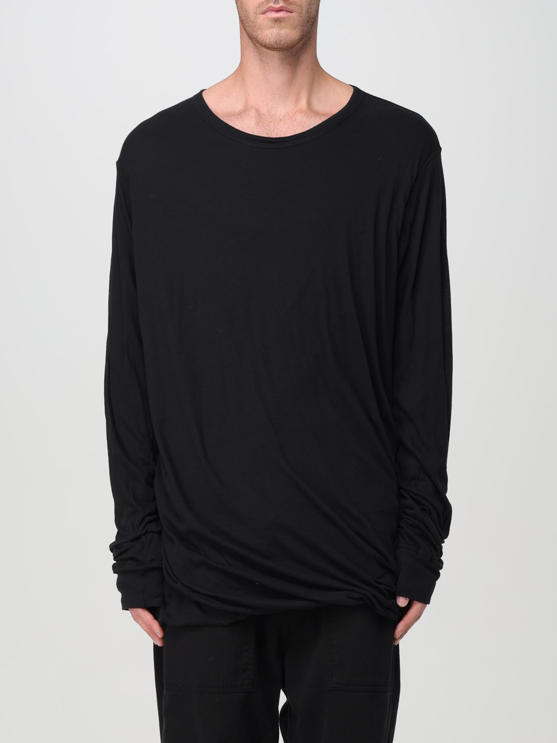 RICK OWENS T-SHIRT: T-shirt men Rick Owens, Black - Img 1