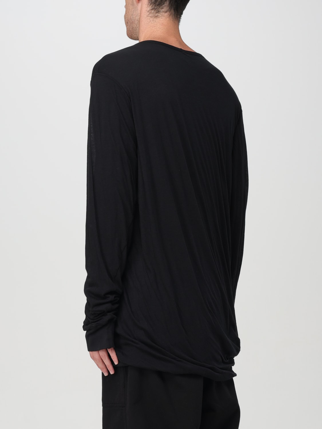 RICK OWENS T-SHIRT: T-shirt men Rick Owens, Black - Img 3