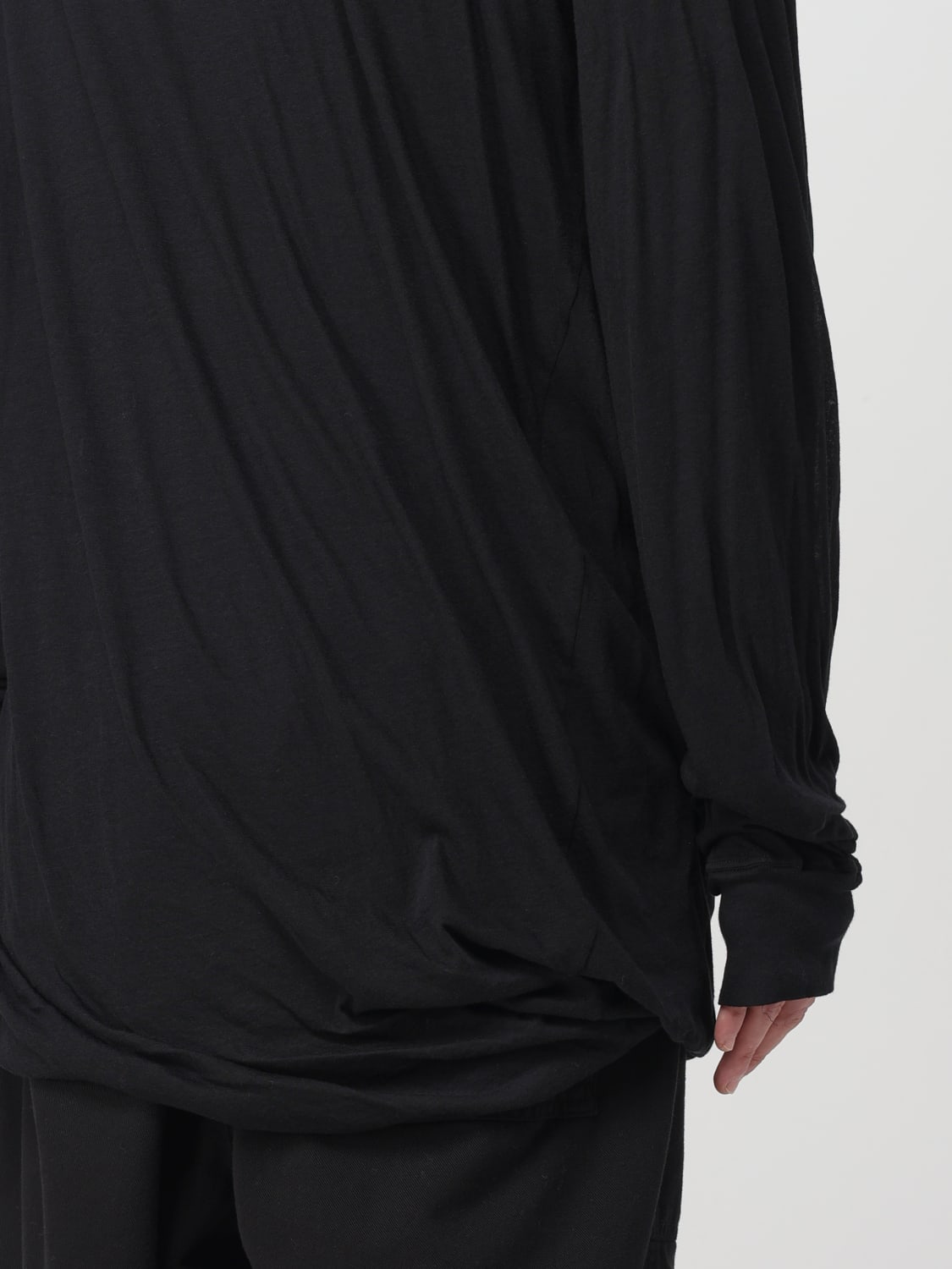 RICK OWENS T-SHIRT: T-shirt men Rick Owens, Black - Img 5