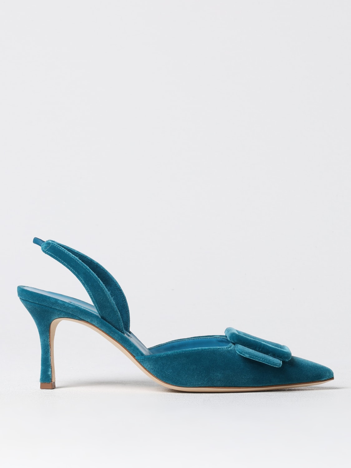 MANOLO BLAHNIK HIGH HEEL SHOES: High heel shoes woman Manolo Blahnik, Blue - Img 1