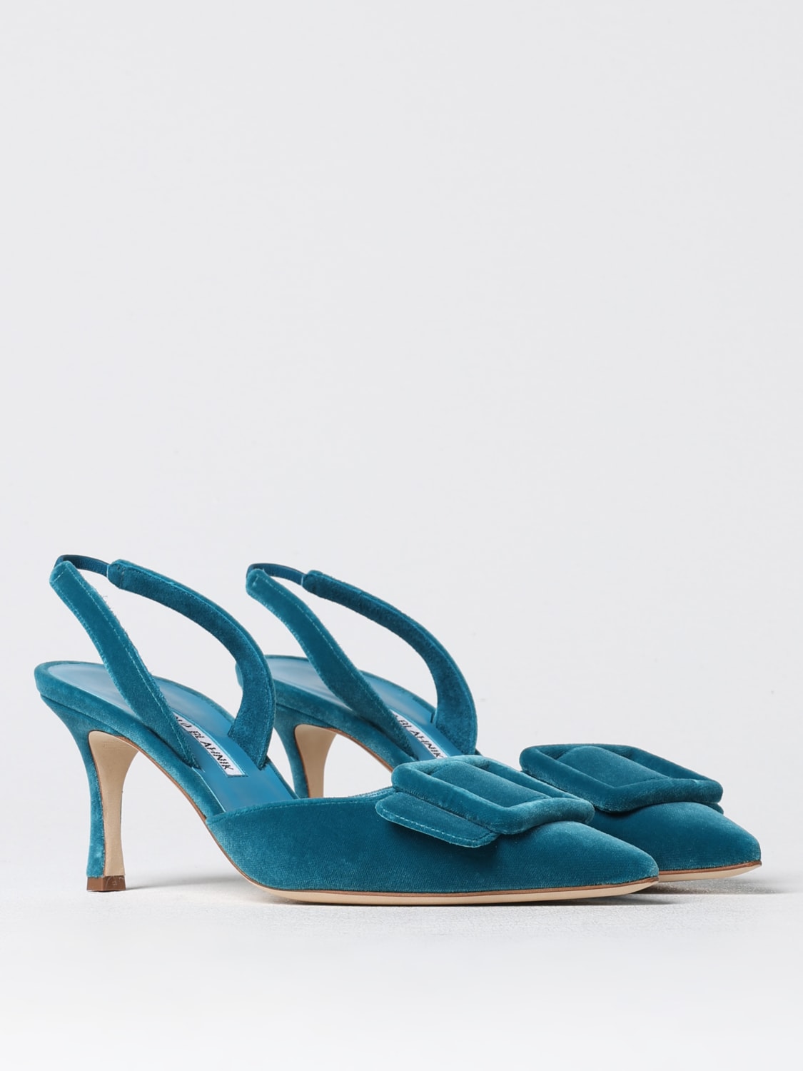 MANOLO BLAHNIK HIGH HEEL SHOES: High heel shoes woman Manolo Blahnik, Blue - Img 2