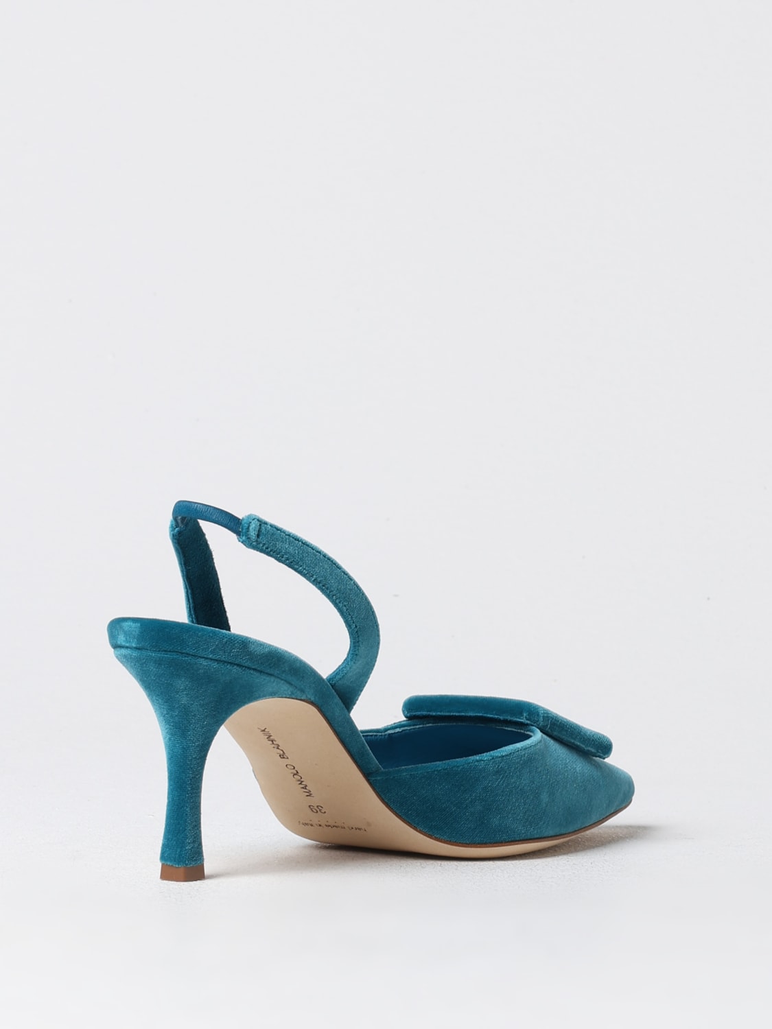 MANOLO BLAHNIK HIGH HEEL SHOES: High heel shoes woman Manolo Blahnik, Blue - Img 3