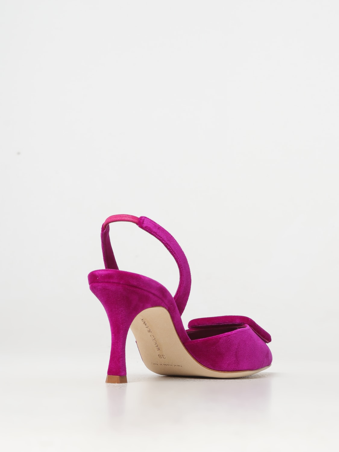 MANOLO BLAHNIK HIGH HEEL SHOES: High heel shoes woman Manolo Blahnik, Violet - Img 3