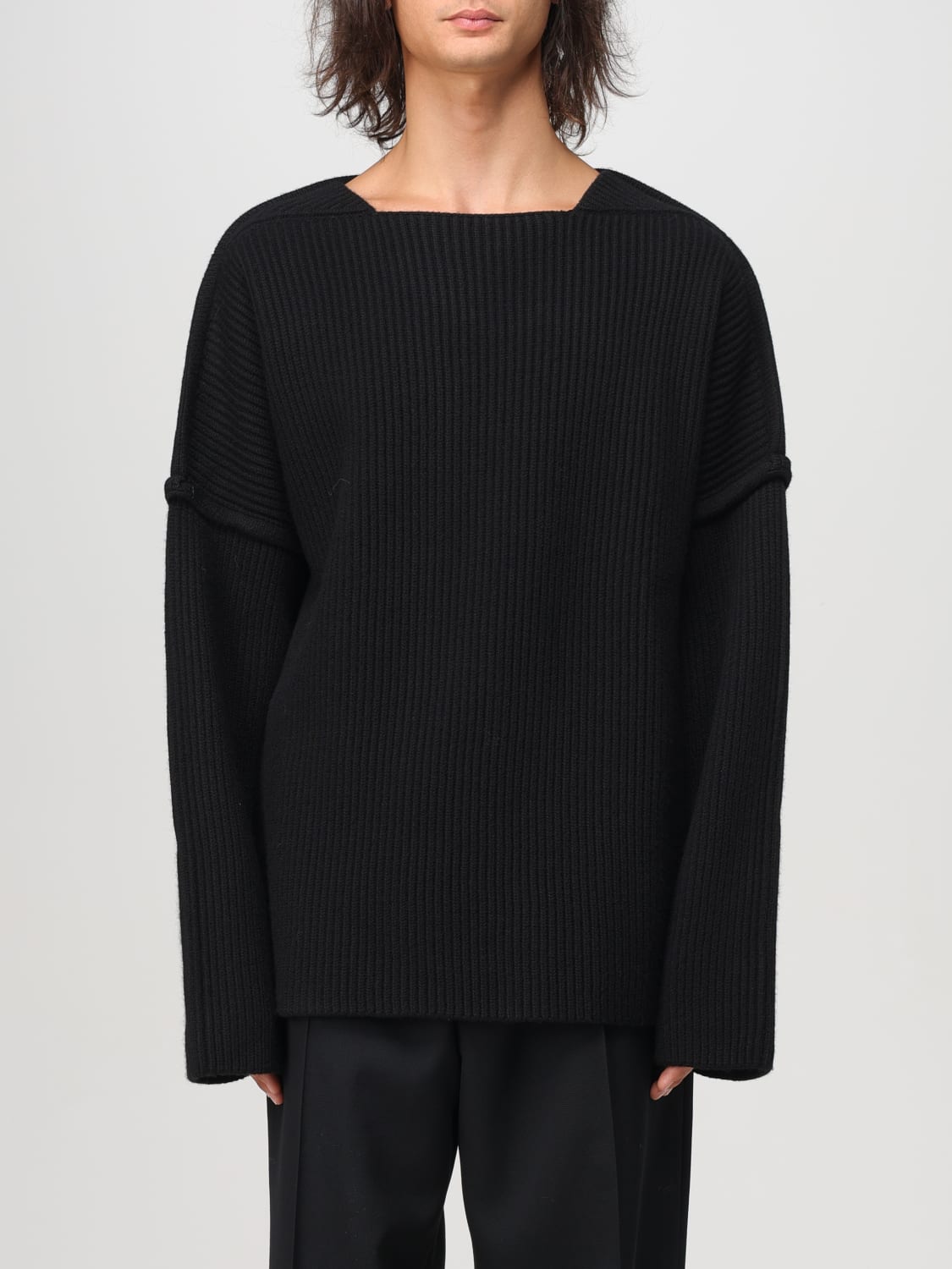 JIL SANDER SWEATER: Cardigan men Jil Sander, Black - Img 1