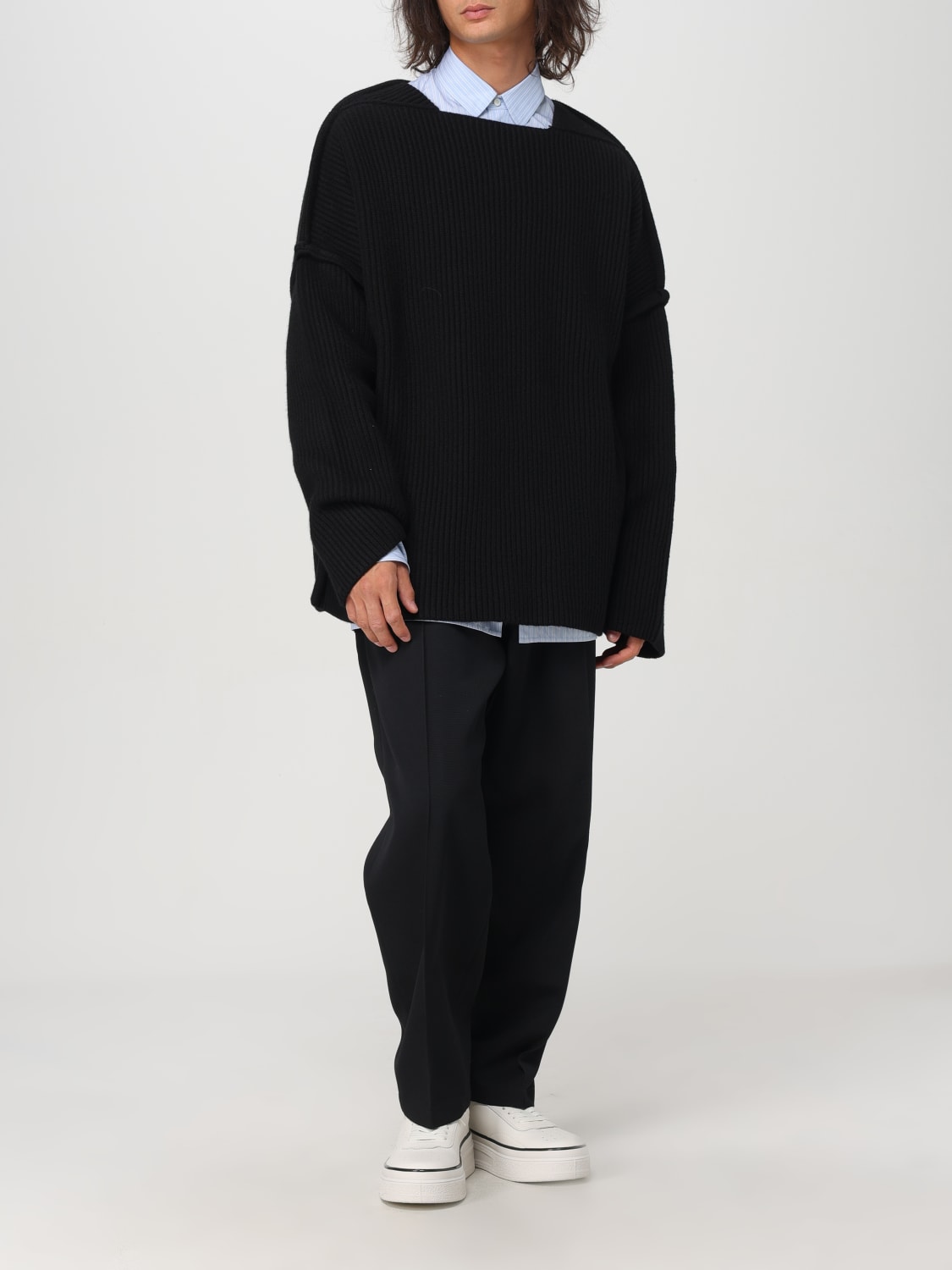 JIL SANDER SWEATER: Cardigan men Jil Sander, Black - Img 2