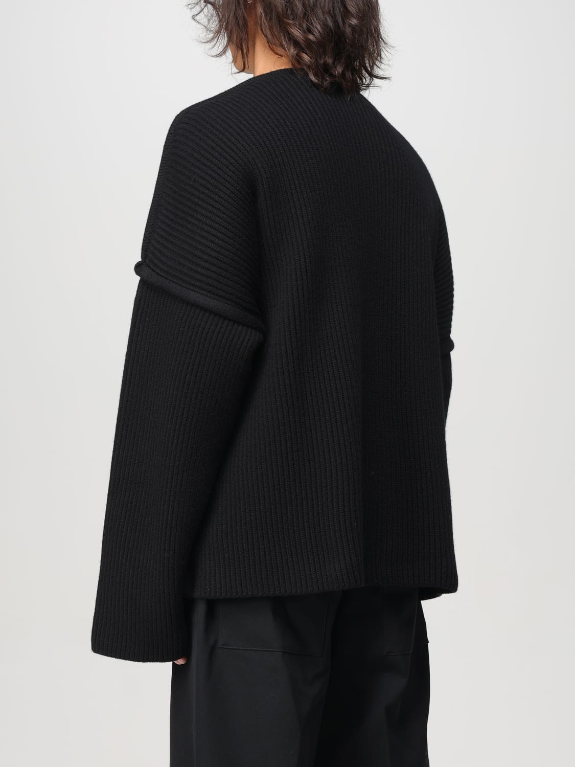 JIL SANDER SWEATER: Cardigan men Jil Sander, Black - Img 3