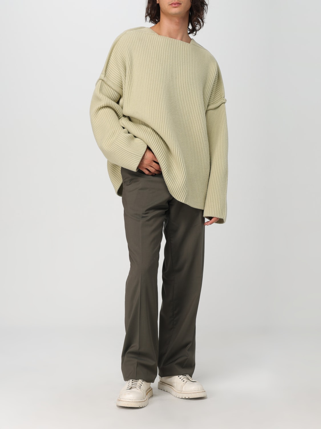 JIL SANDER PULL: Cardigan homme Jil Sander, Vert - Img 2