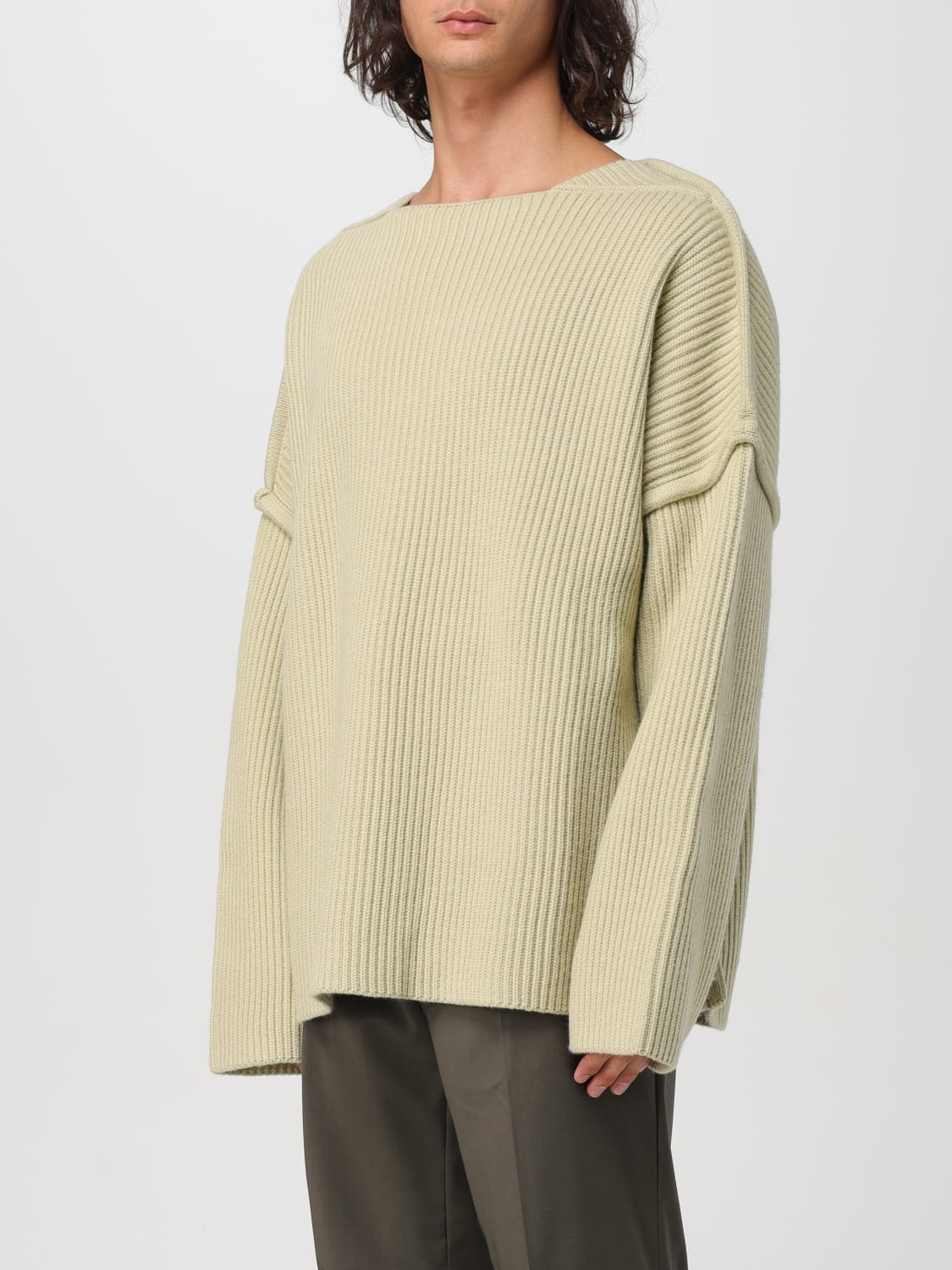 JIL SANDER PULL: Cardigan homme Jil Sander, Vert - Img 4