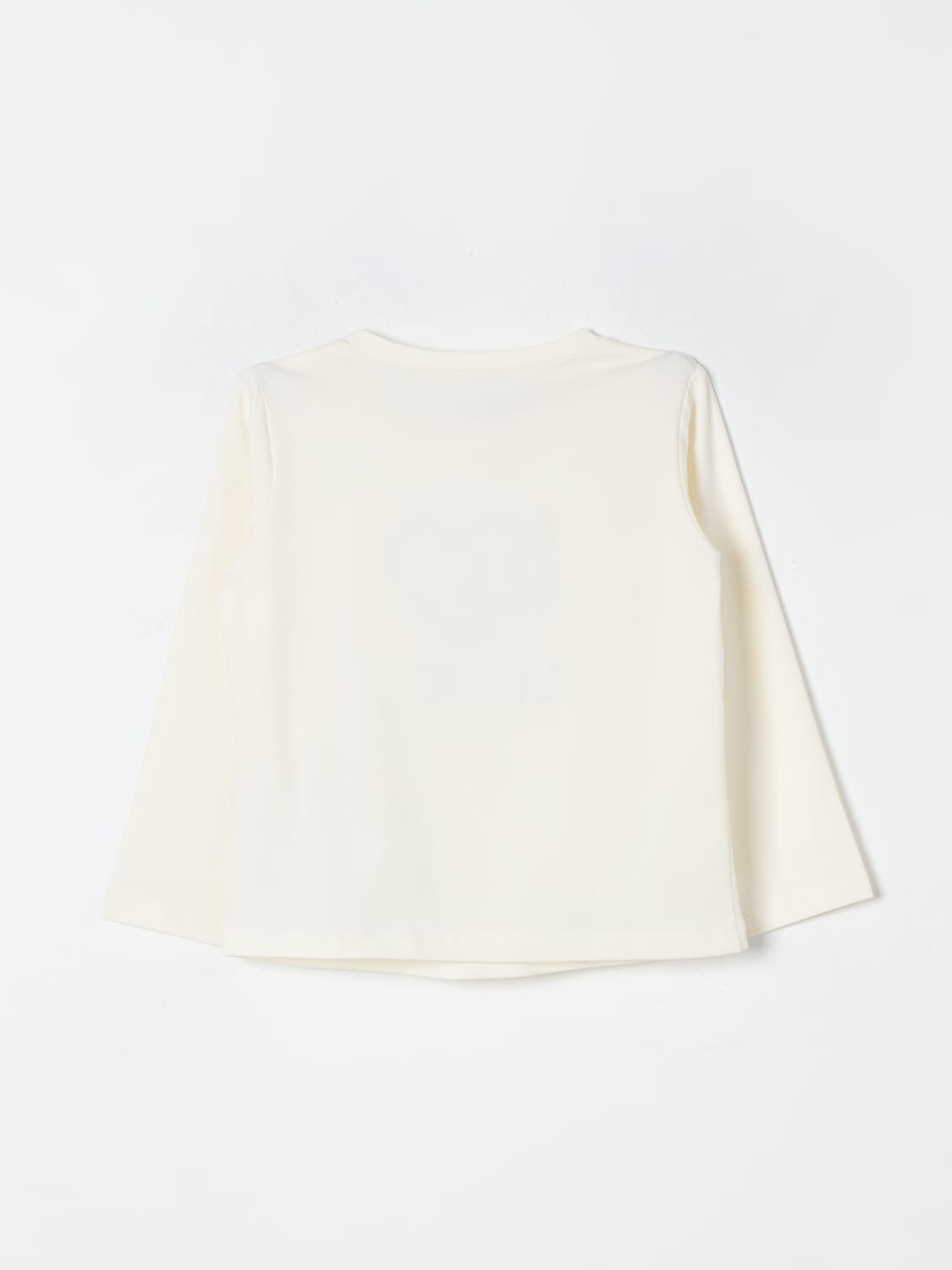 LIU JO T-SHIRT: T-shirt Liu Jo in cotone con logo di strass, Bianco - Img 2