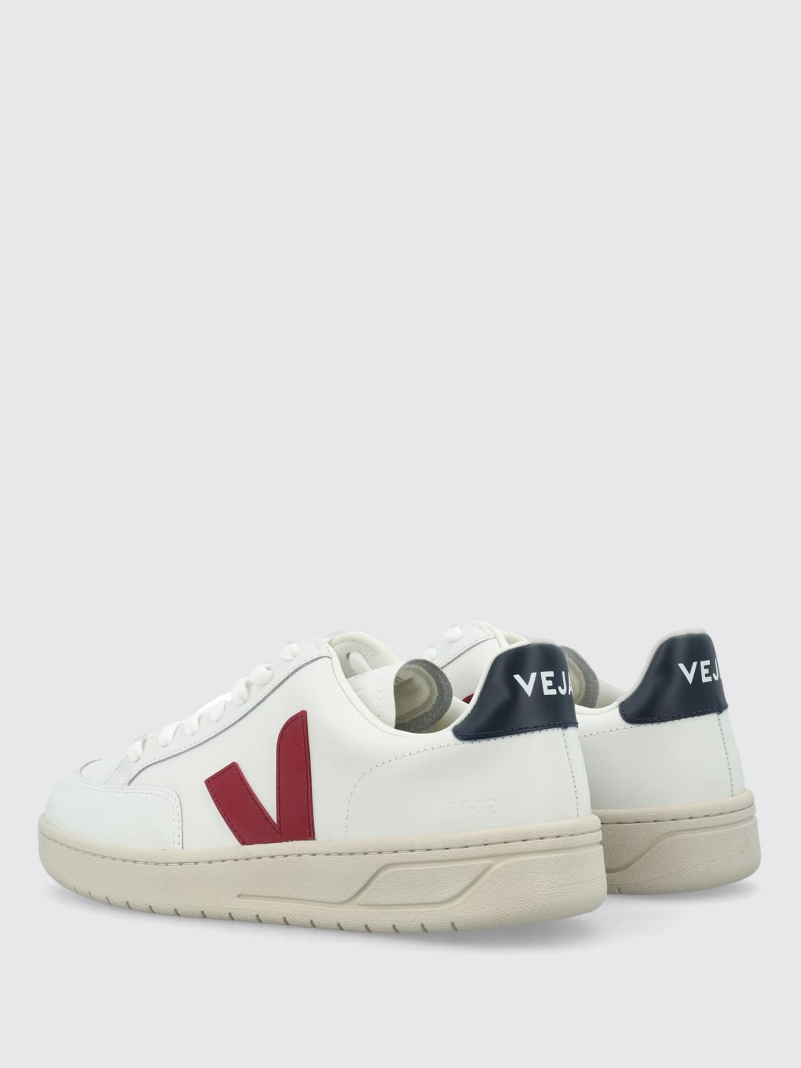 VEJA SNEAKERS: Sneakers V-12 Veja in pelle , Bianco - Img 3