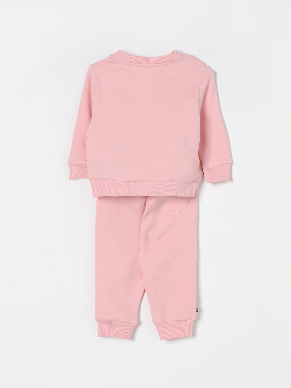 TOMMY HILFIGER JUMPSUIT: Tommy Hilfiger sweatshirt + joggers set, Pink - Img 2