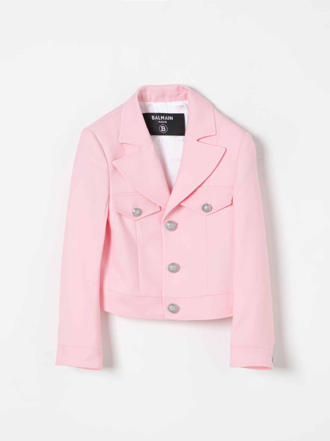 BALMAIN BLAZER: Blazer kinder Balmain, Pink - Img 1