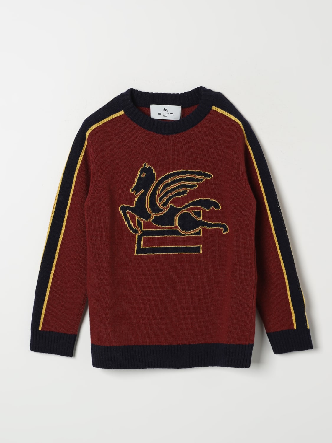 ETRO SWEATER: Sweater kids Etro, Burgundy - Img 1