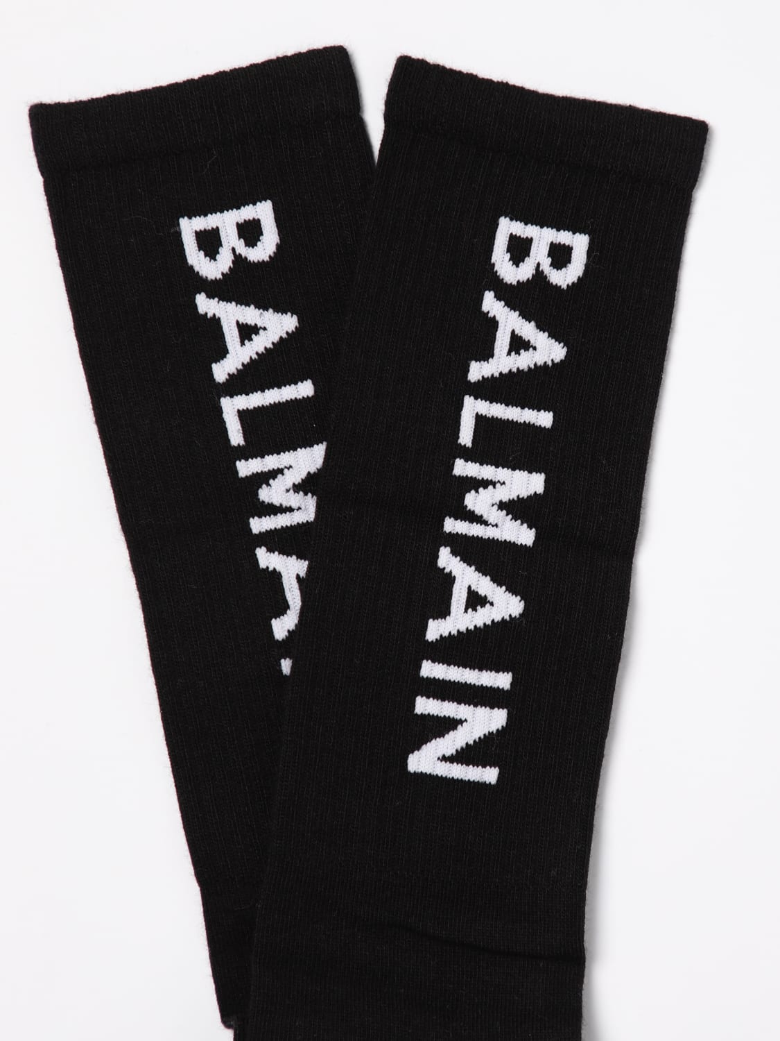 BALMAIN 아기 양말: 아기 양말 남아 Balmain, 블랙 - Img 2