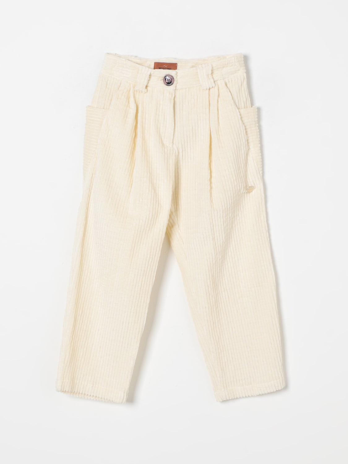 MISSONI PANTS: Pants kids Missoni, Beige - Img 1