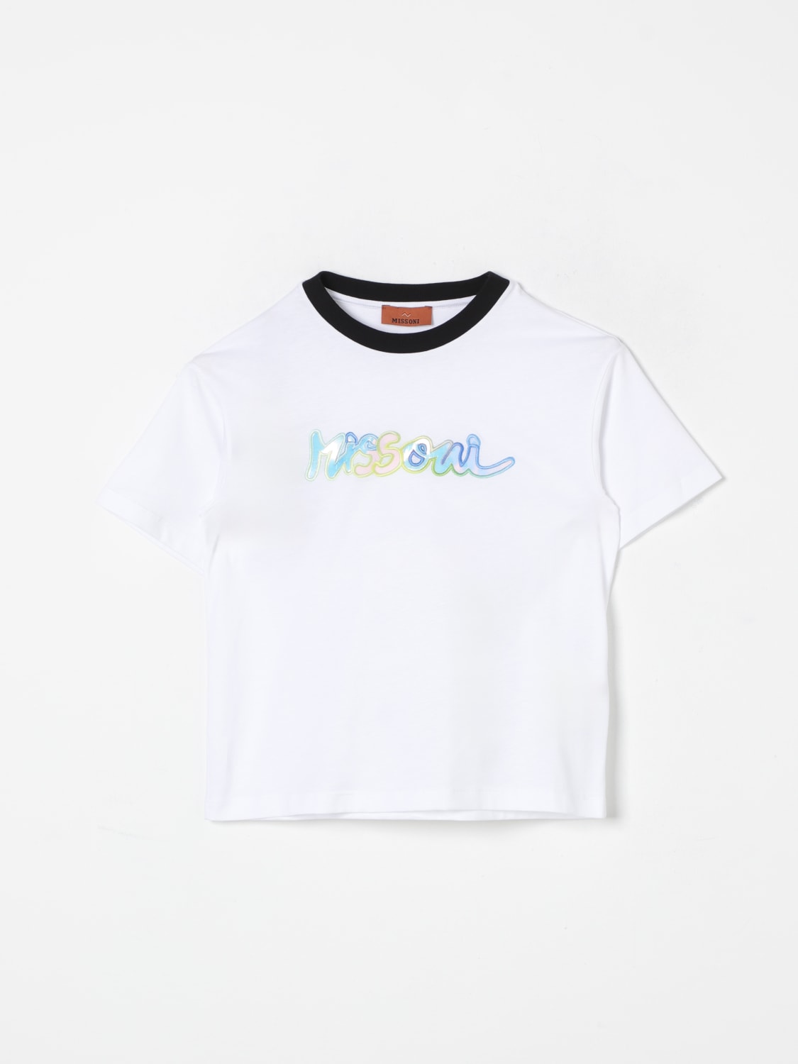 MISSONI T-SHIRT: T-shirt kids Missoni, White - Img 1