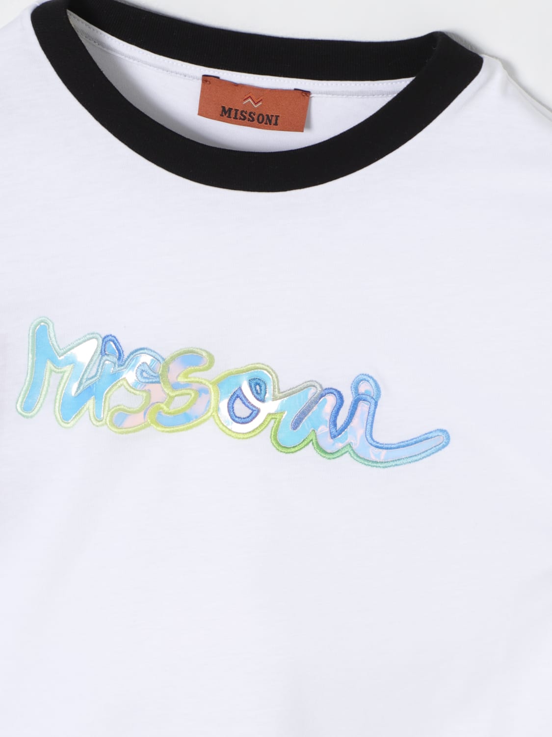 MISSONI T-SHIRT: T-shirt kids Missoni, White - Img 3